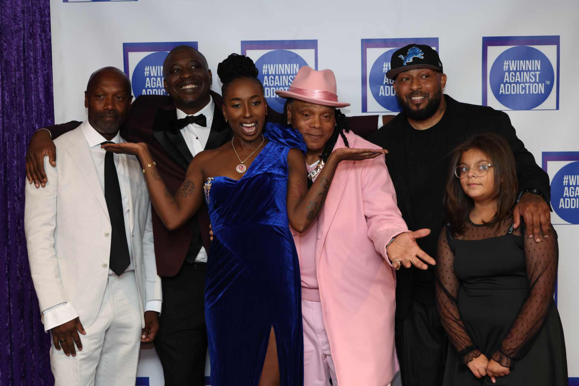 2025 Winnin Against Addiction gala large group photo celebrating hope and healing in Boston